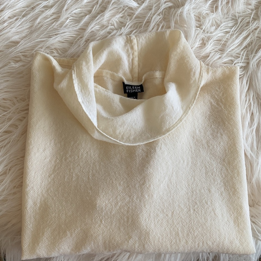 EILEEN FISHER 190% wool Lana oversized shirt - Picture 1 of 12
